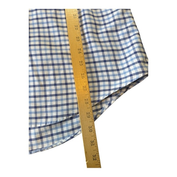 Ralph Lauren Mens Shirts Blue White Gingham Check Button Down Size Large - Picture 9 of 12